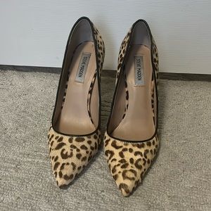 Steve Madden leopard print heels
